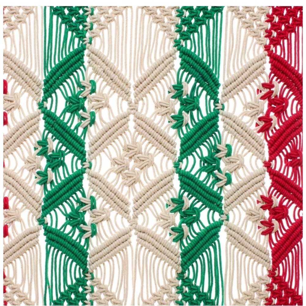 Christmas/Holiday Boho Art Macrame Wall Hanging 🐑 - Picture 2 of 2